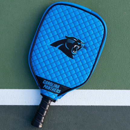 Carolina Panthers Quilted Pickleball Paddle Cover