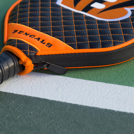 Cincinnati Bengals Quilted Pickleball Paddle Cover