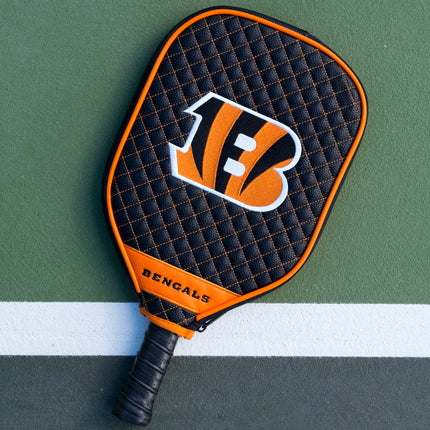 Cincinnati Bengals Quilted Pickleball Paddle Cover