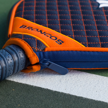 Denver Broncos Quilted Pickleball Paddle Cover