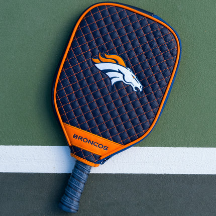 Denver Broncos Quilted Pickleball Paddle Cover