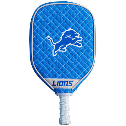 Detroit Lions Quilted Pickleball Paddle Cover