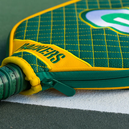 Green Bay Packers Quilted Pickleball Paddle Cover