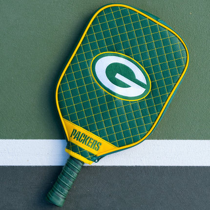 Green Bay Packers Quilted Pickleball Paddle Cover