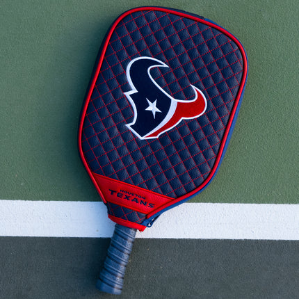Houston Texans Quilted Pickleball Paddle Cover