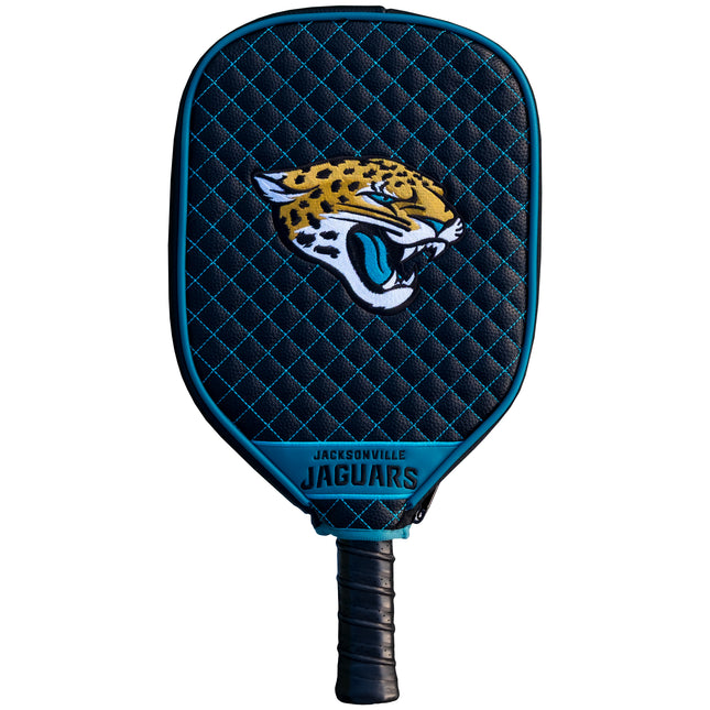 Jacksonville Jaguars Quilted Pickleball Paddle Cover