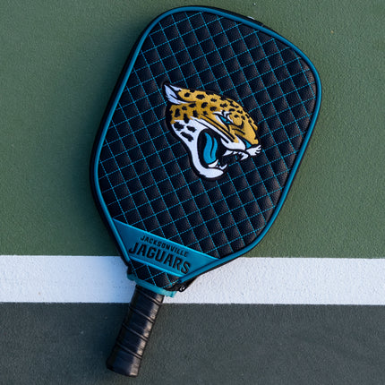 Jacksonville Jaguars Quilted Pickleball Paddle Cover