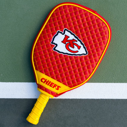 Kansas City Chiefs Quilted Pickleball Paddle Cover