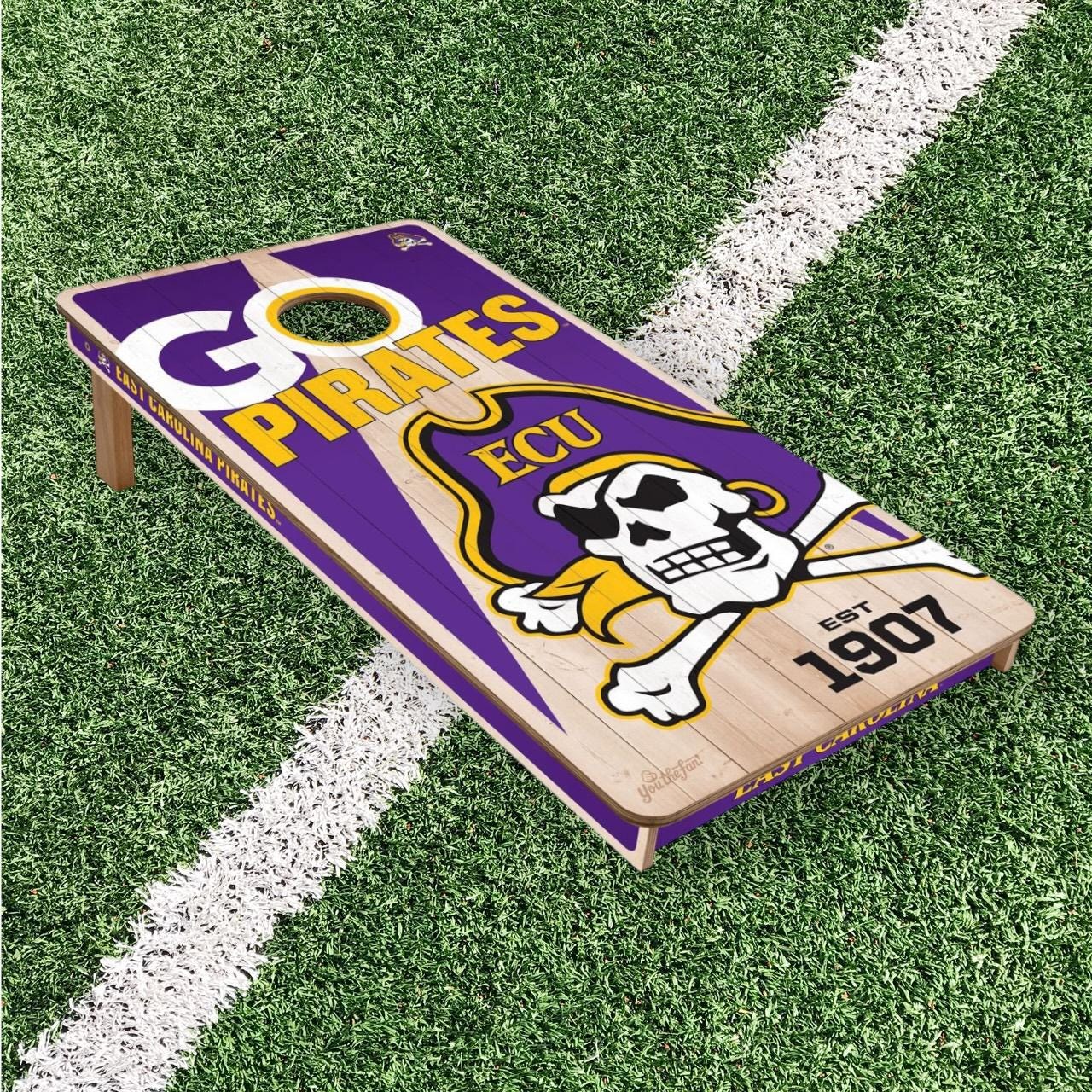 ECU Pirates Cornhole Boards 2x4 (Officially Licensed)