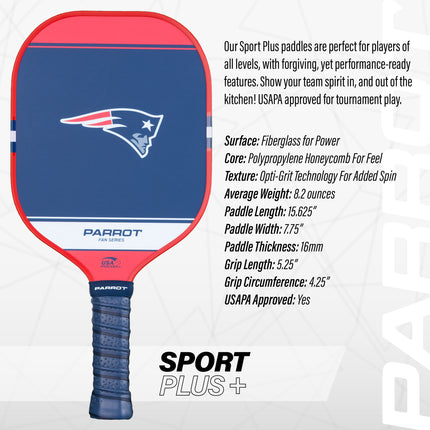 New England Patriots Sport Plus Pickleball Paddle Set