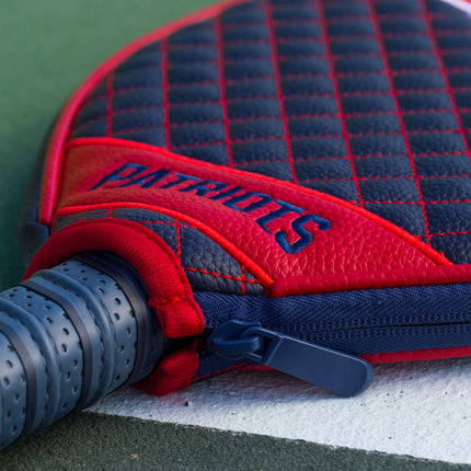 New England Patriots Quilted Pickleball Paddle Cover