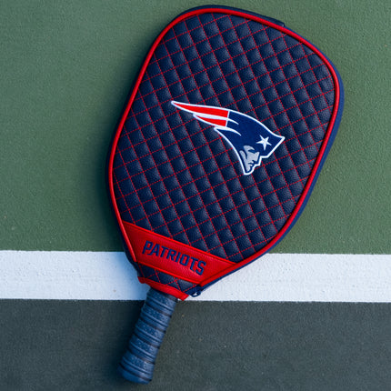 New England Patriots Quilted Pickleball Paddle Cover