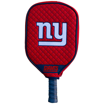New York Giants Quilted Pickleball Paddle Cover (Red)