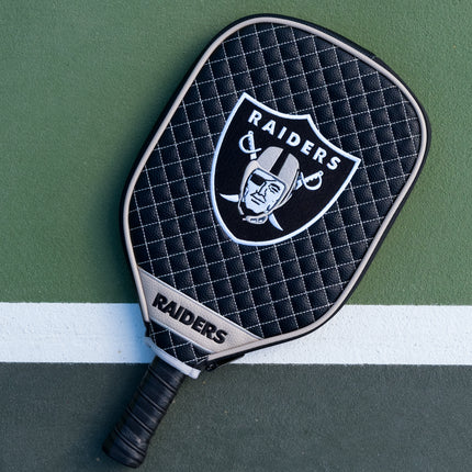 Las Vegas Raiders Quilted Pickleball Paddle Cover