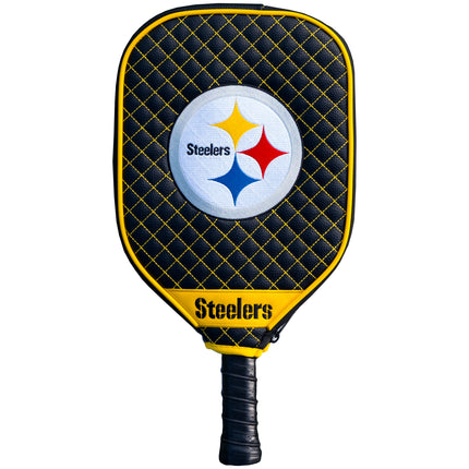 Pittsburgh Steelers Quilted Pickleball Paddle Cover