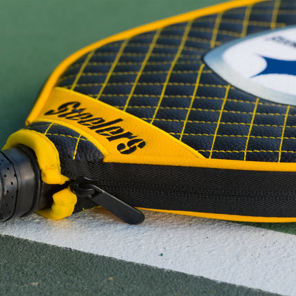 Pittsburgh Steelers Quilted Pickleball Paddle Cover