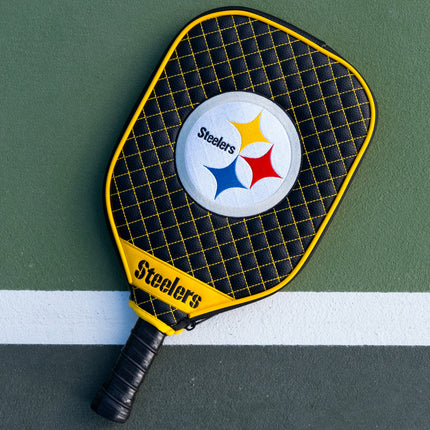 Pittsburgh Steelers Quilted Pickleball Paddle Cover