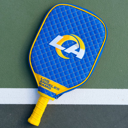 Los Angeles Rams Quilted Pickleball Paddle Cover