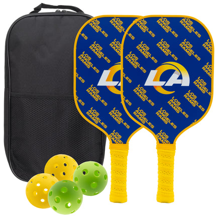 Los Angeles Rams Pickleball Paddle Set