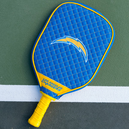 Los Angeles Chargers Quilted Pickleball Paddle Cover
