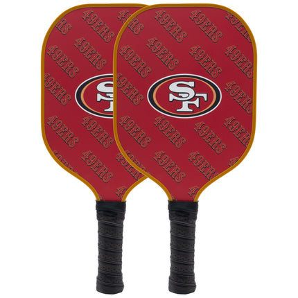San Francisco 49ers Pickleball Paddle Set