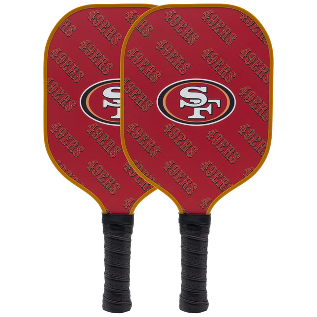 San Francisco 49ers Pickleball Paddle Set