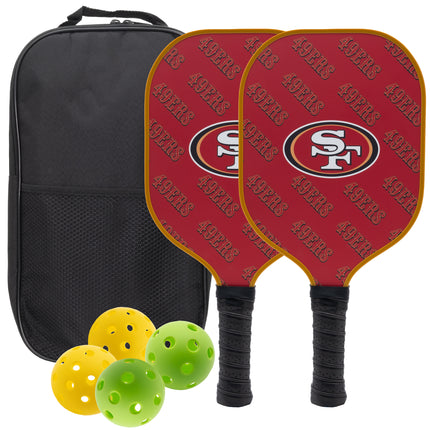San Francisco 49ers Pickleball Paddle Set