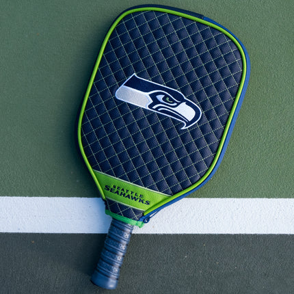 Seattle Seahawks Quilted Pickleball Paddle Cover