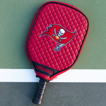 Tampa Bay Buccaneers Quilted Pickleball Paddle Cover