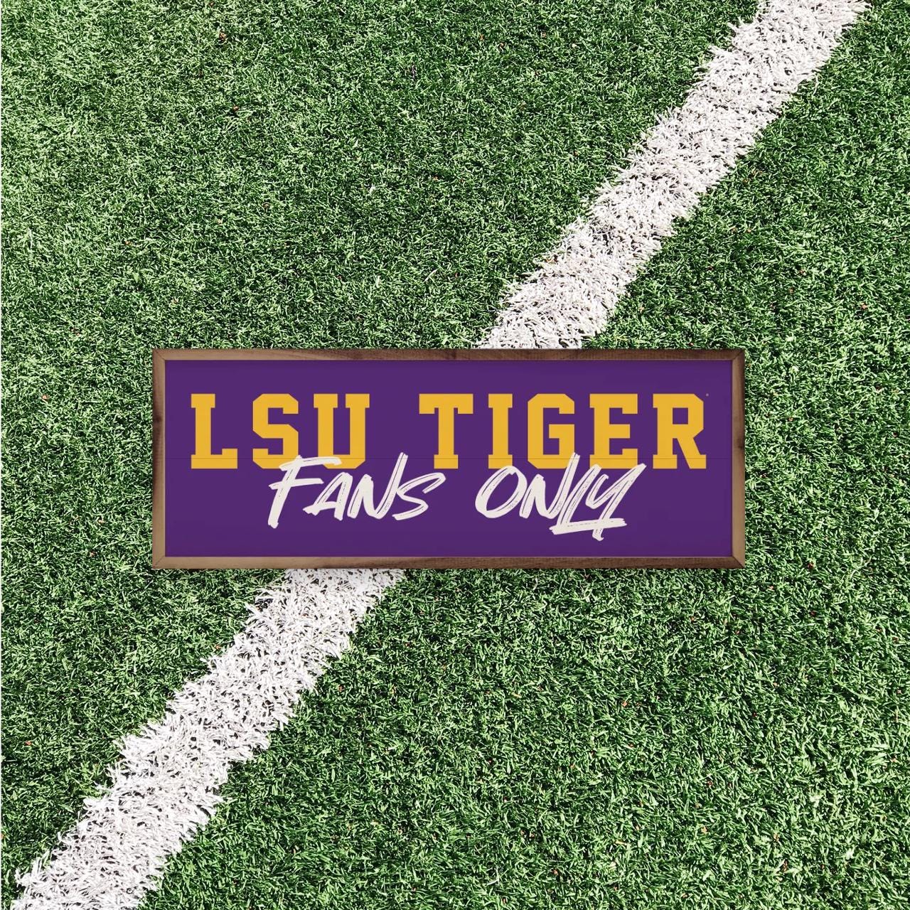 LSU Tigers Artwork | LSU Tigers Wall Art (Officially Licensed) Rectangle