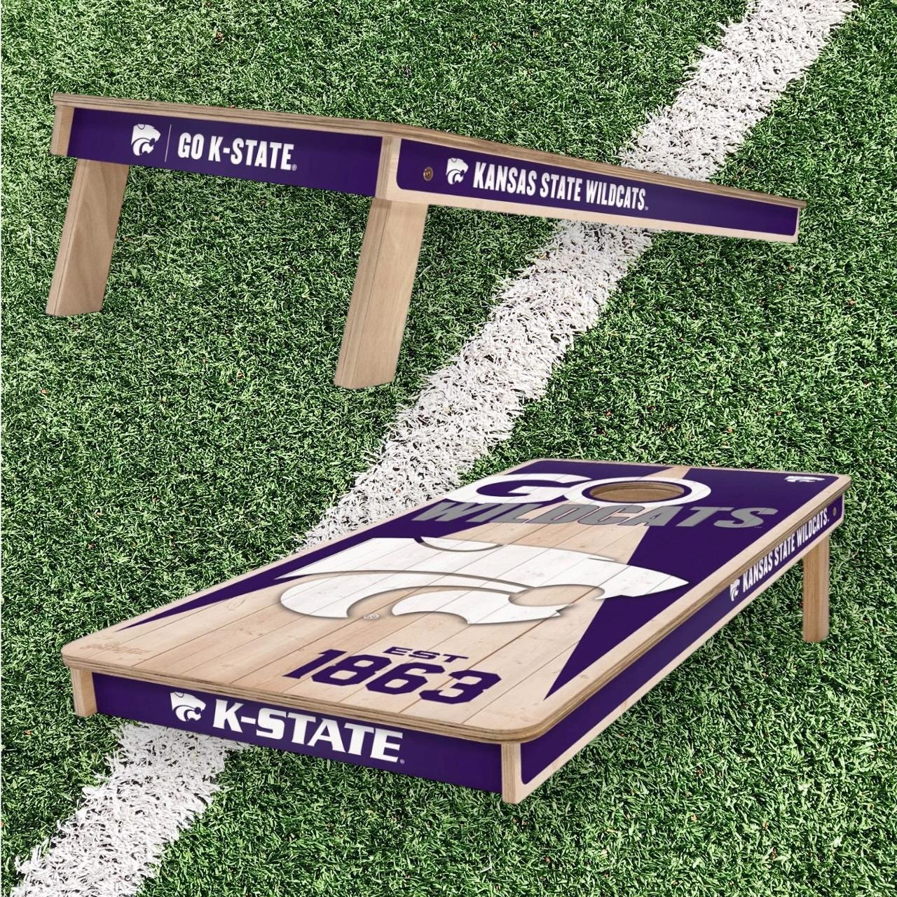 Kansas State Wildcats Cornhole Boards 2x4 (Officially Licensed)