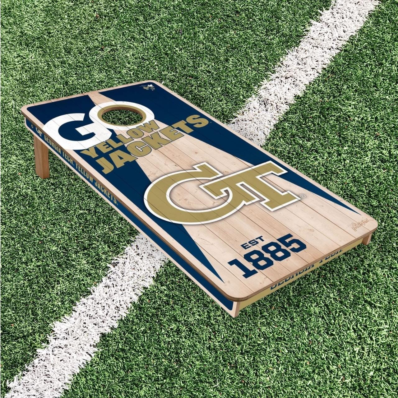 Georgia Tech Yellow Jackets Cornhole Boards 2x4 (Officially Licensed)