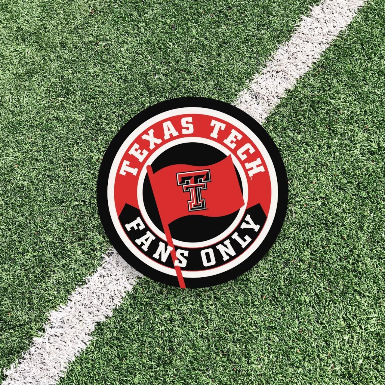 Texas Tech Red Raiders Artwork | Texas Tech Red Raiders Wall Art (Officially Licensed) Circle