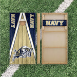 Load image into Gallery viewer, Navy Midshipmen Cornhole Boards 2x4 | Officially Licensed
