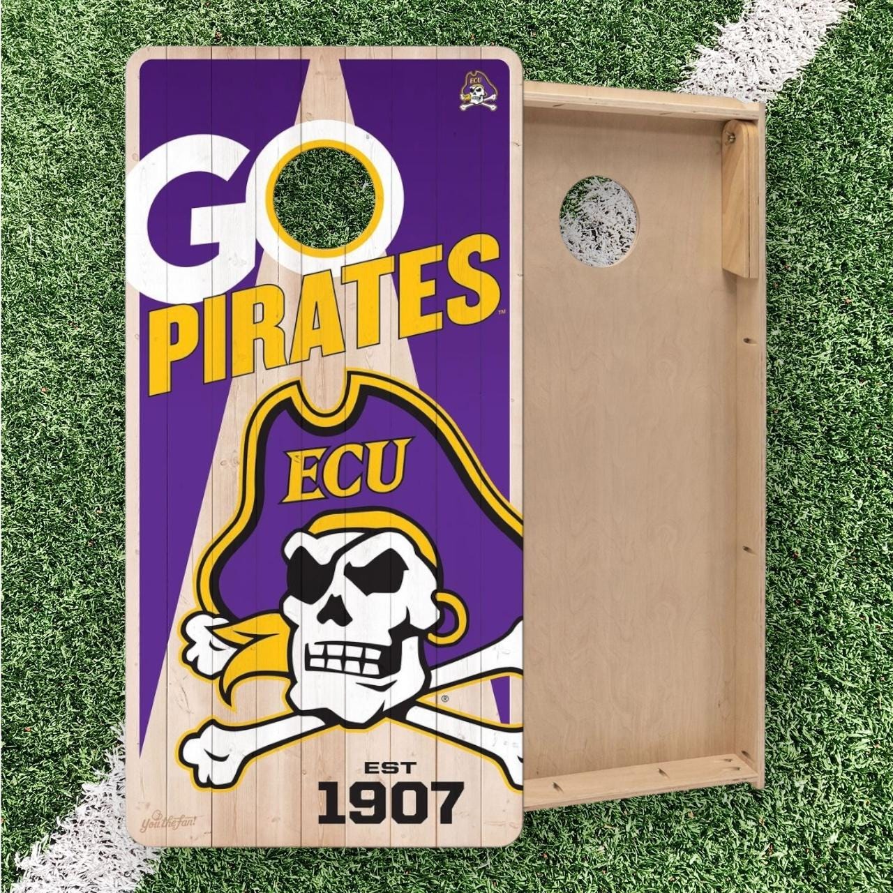 ECU Pirates Cornhole Boards 2x4 (Officially Licensed)