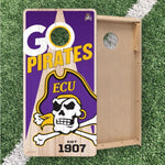 Load image into Gallery viewer, ECU Pirates Cornhole Boards 2x4 (Officially Licensed)
