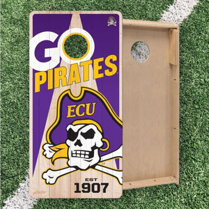 ECU Pirates Cornhole Boards 2x4 (Officially Licensed)