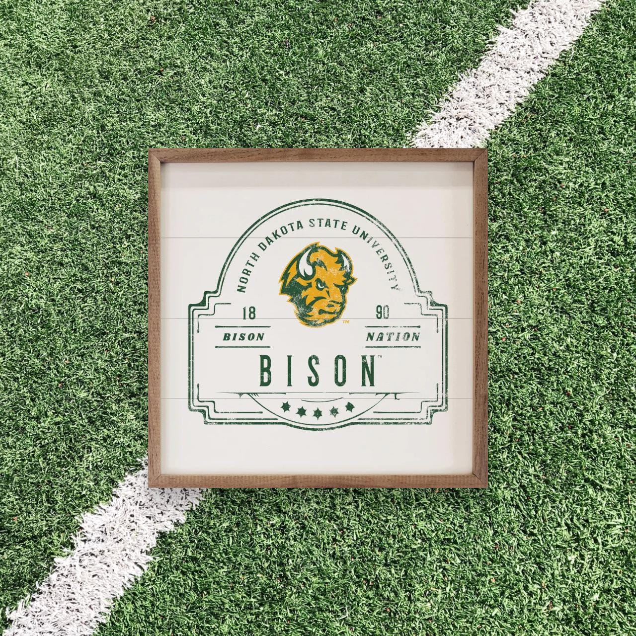 North Dakota State Bison Artwork | North Dakota State Bison Wall Art (Officially Licensed)