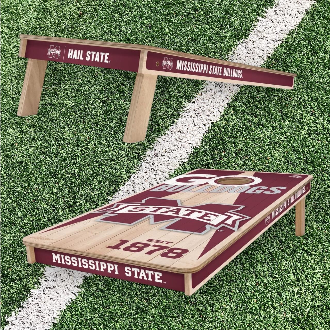 Mississippi State Bulldogs Cornhole Boards 2x4 (Officially Licensed)
