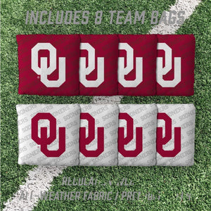 Oklahoma Sooners Cornhole Boards 2x4 (Officially Licensed)