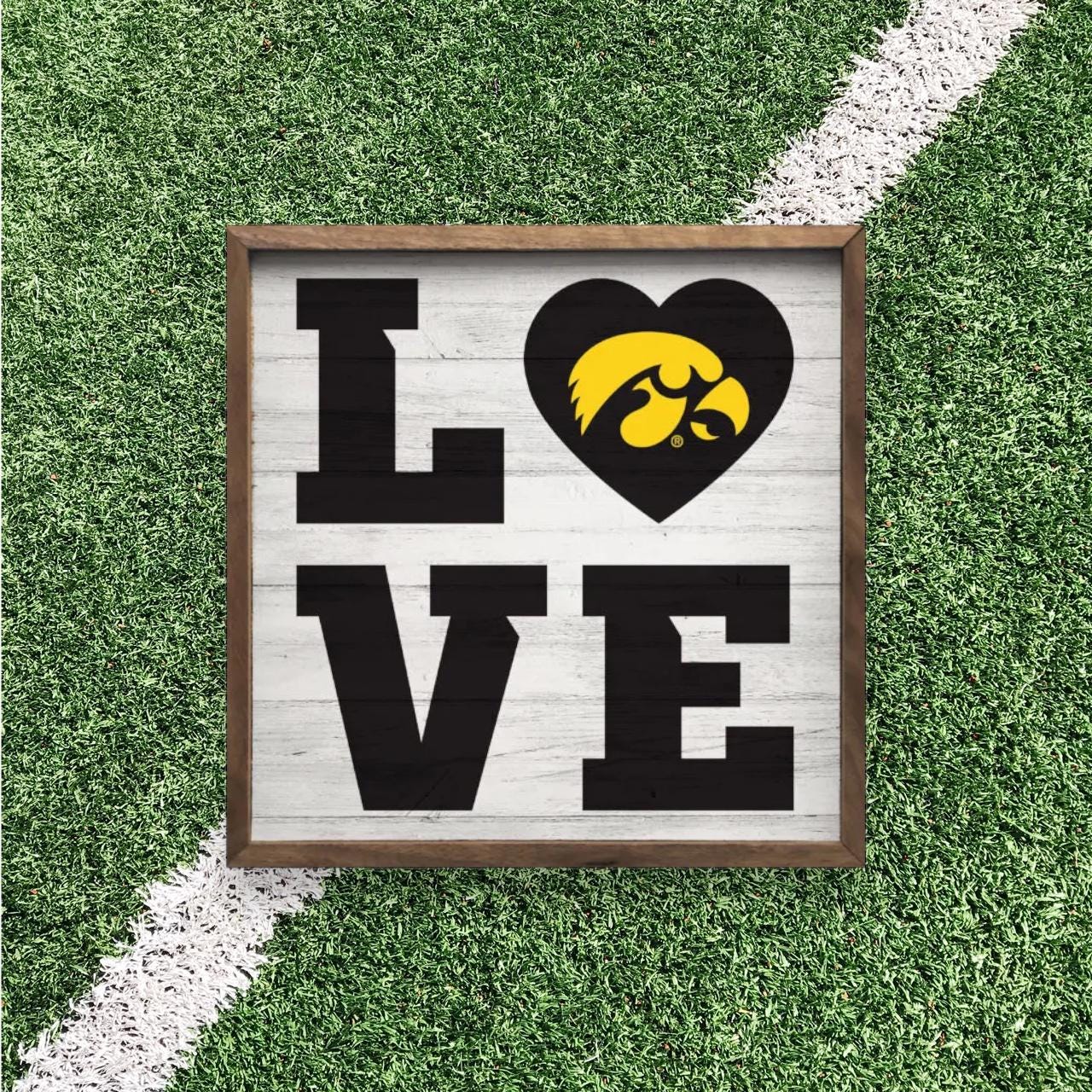 Iowa Hawkeyes Artwork | Iowa Hawkeyes Wall Art (Officially Licensed)Square