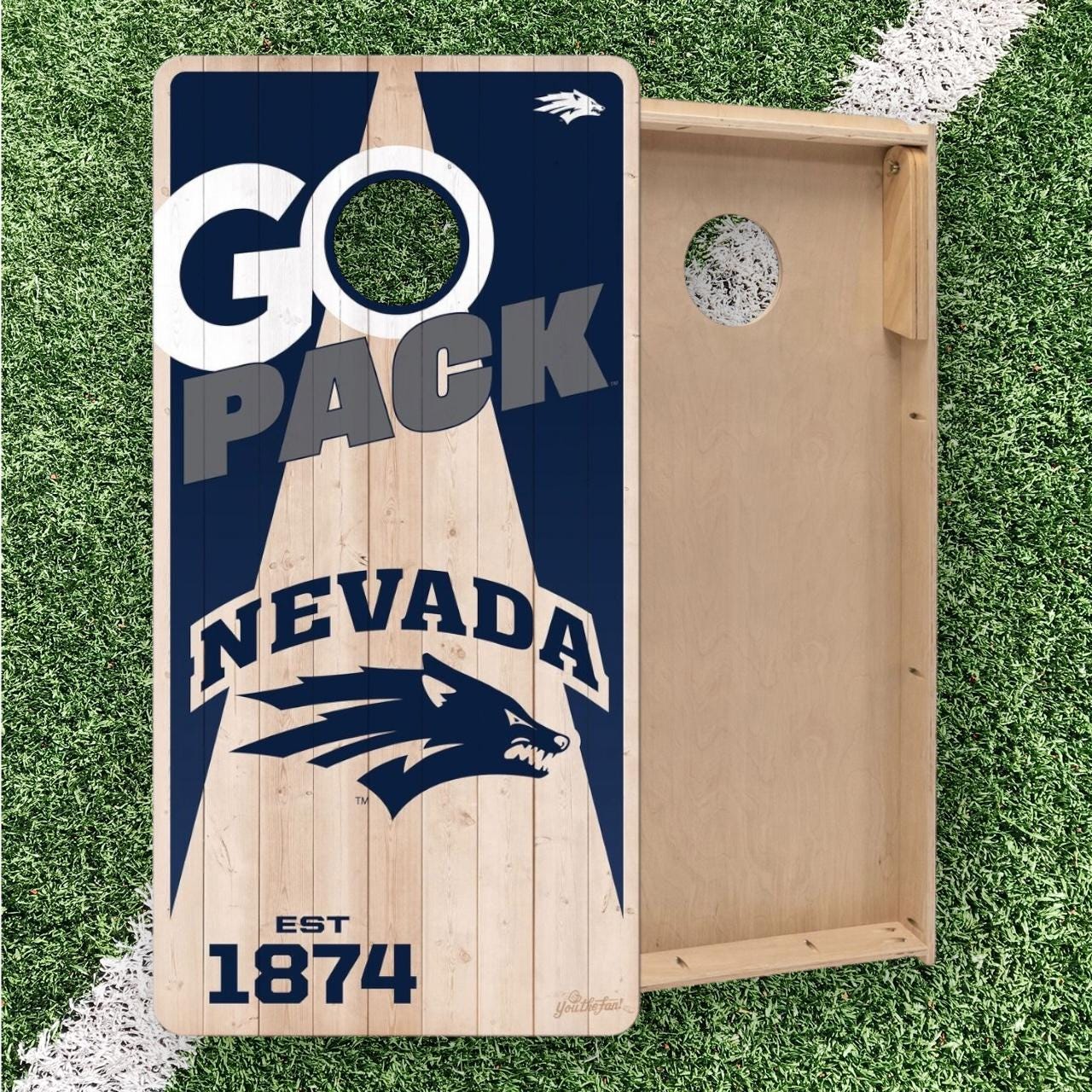 Nevada Wolfpack Cornhole Boards 2x4 (Officially Licensed)