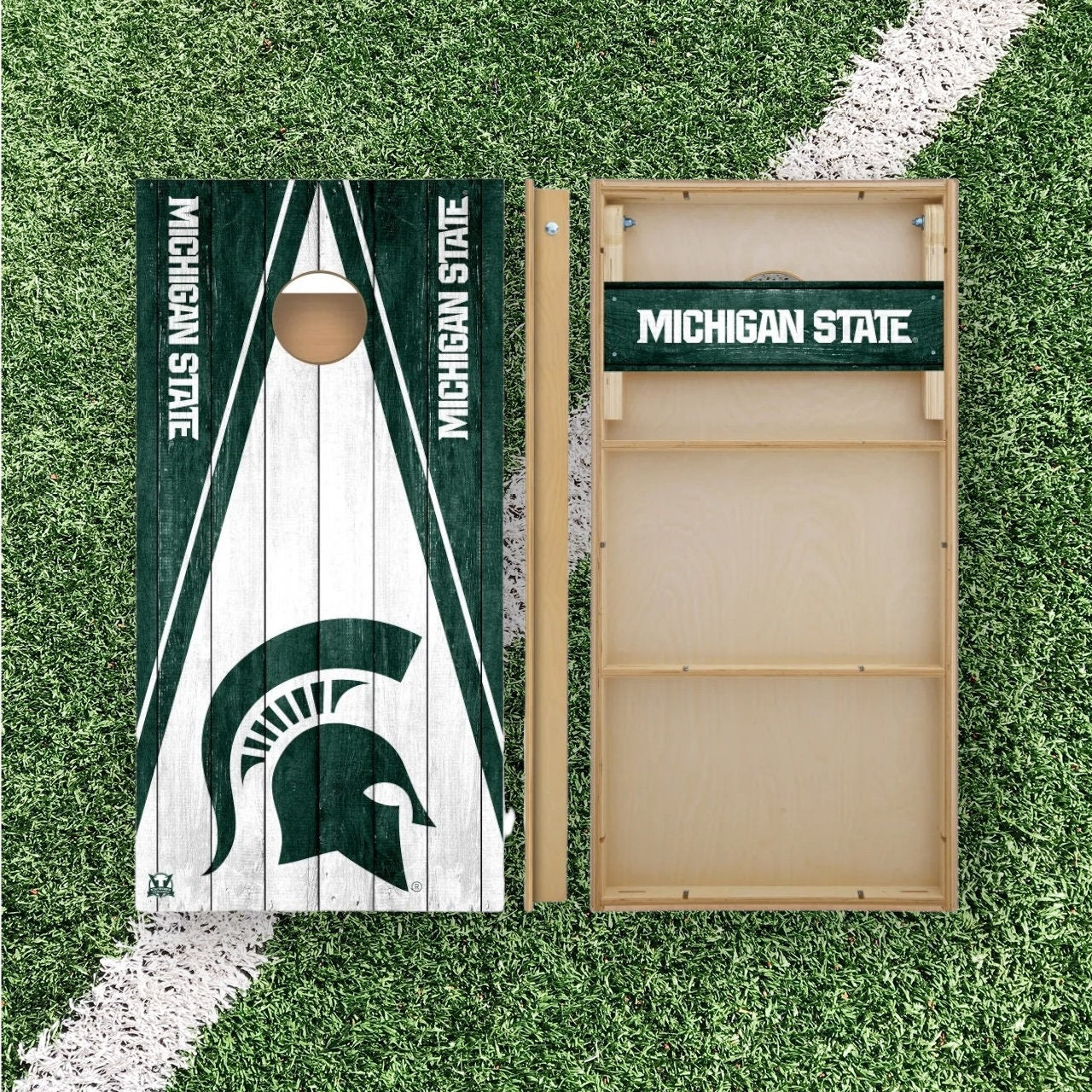 Michigan State Spartans Cornhole Boards 2x4 | Officially Licensed