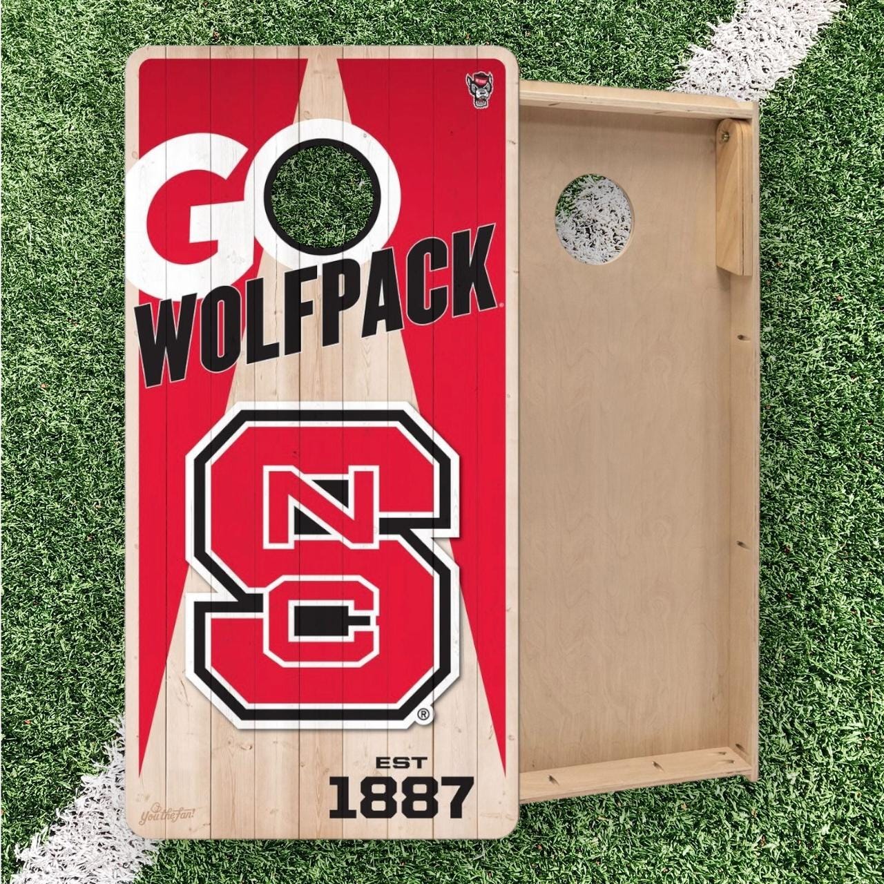 North Carolina State Wolfpack Cornhole Boards 2x4 (Officially Licensed)