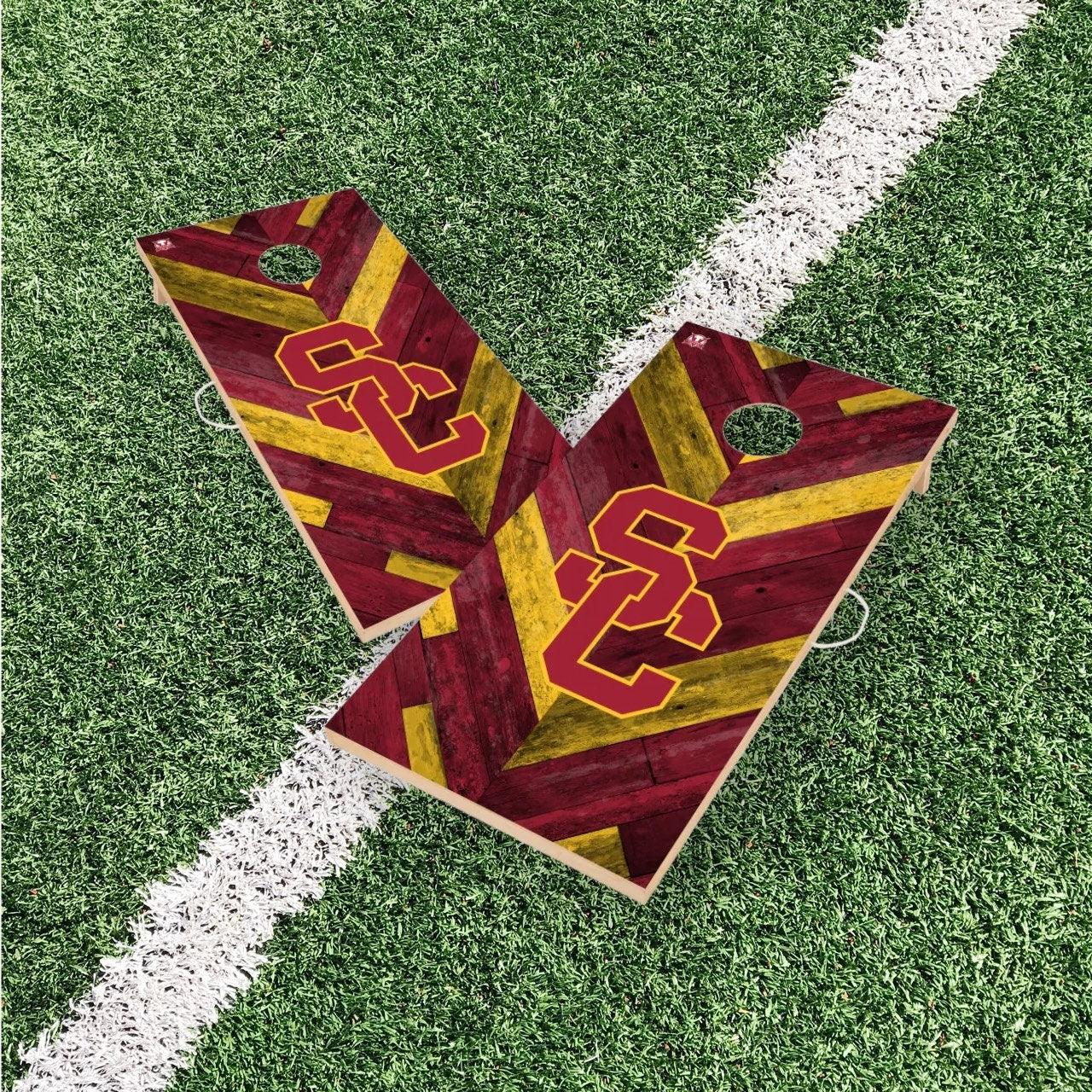 USC Trojans Cornhole Boards 2x4 Officially Licensed