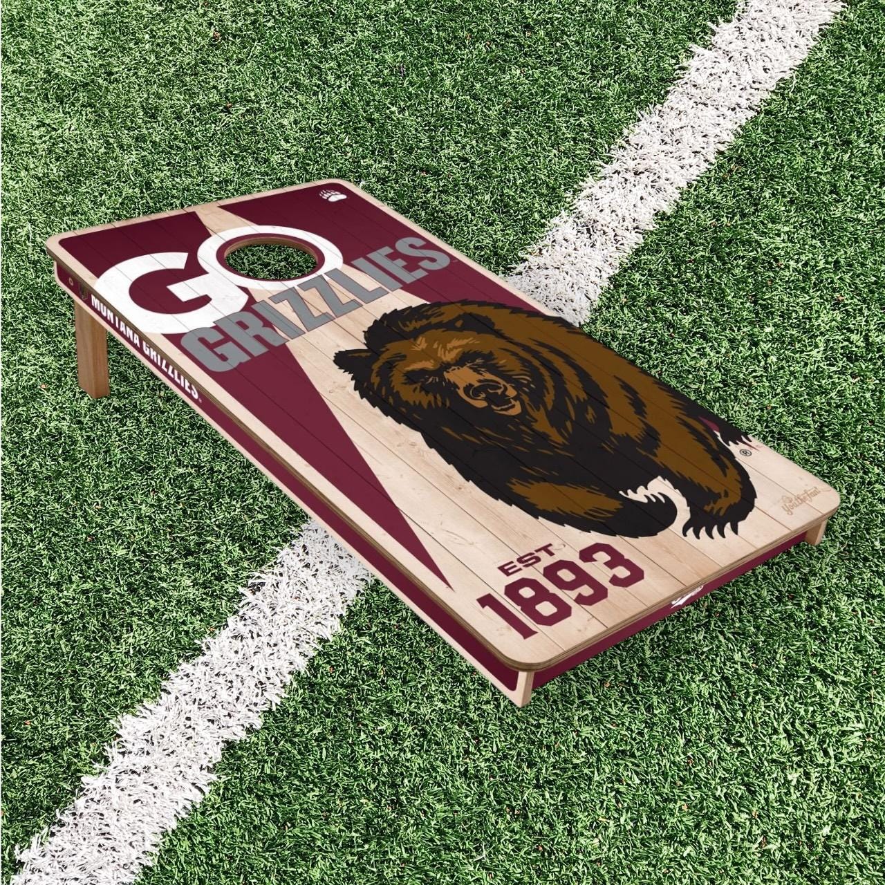 Montana Grizzlies Cornhole Boards 2x4 (Officially Licensed)