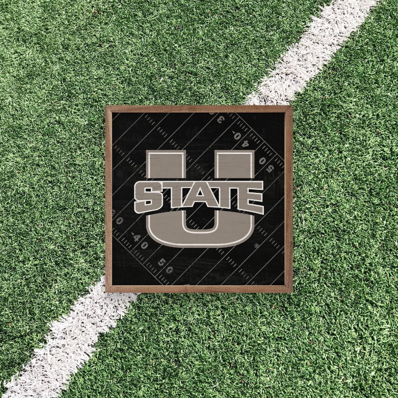 Utah State Aggies Artwork | Utah State Aggies Wall Art (Officially Licensed)Square