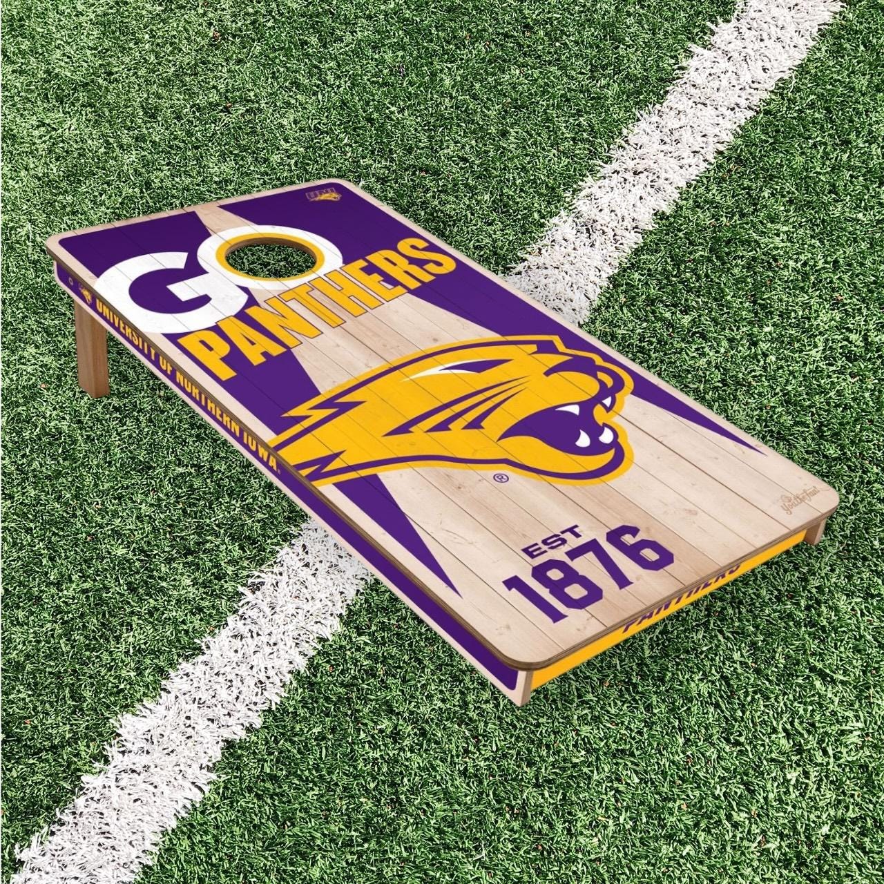 Northern Iowa Panthers Cornhole Boards 2x4 (Officially Licensed)