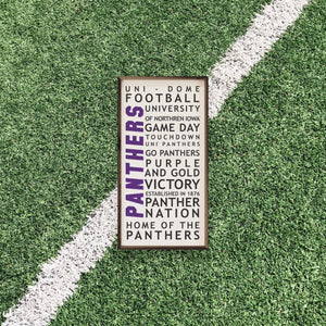 Northern Iowa Panthers Artwork Vertical | Northern Iowa Panthers Wall Art (Officially Licensed)