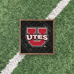 Load image into Gallery viewer, Utah Utes Artwork | Utah Utes Wall Art (Officially Licensed)Square
